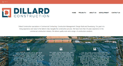 Desktop Screenshot of dillardconstruction.com